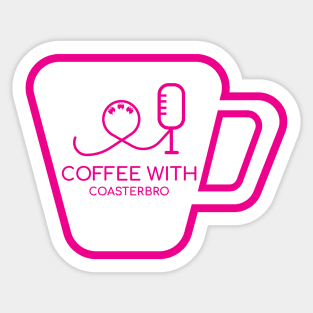 Coffee with Coasterbro Sticker